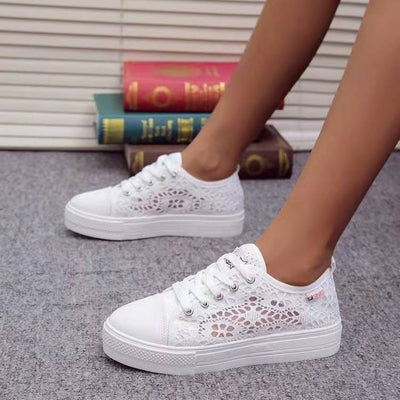 Roxana - Eleganz zu den lässigen Sneaker-Schuhen | Sneakers mit Schnürverschluss