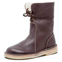 Alma - Gemütliche Stiefeletten mit Lammfellfutter für wärmende Wintertage | Warme und stylische Winterstiefeletten für Damen in Sten