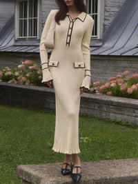 Sara | Elegantes Langkleid in Weiß*