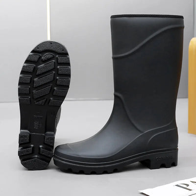 Herren Wasserdichte Gummistiefel | Schwarz