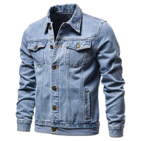 Kelvin | Trucker Jeansjacke in Blau
