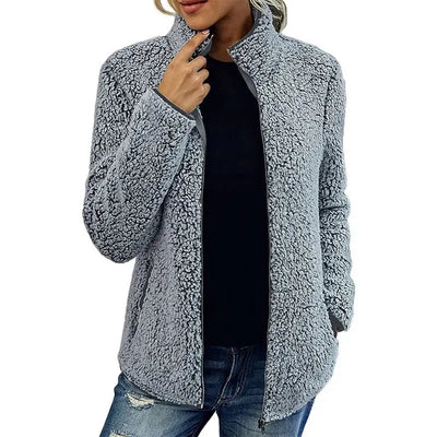 Gemütliche Fleecejacke für Damen - Stylische warme Oberbekleidung für Herbst und Winter