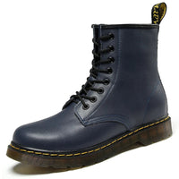 Lernende Veterstiefel mit Gripsohle – Victor in Blau