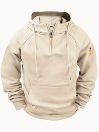 Hoodie Herren Warm Mit Kapuze | Casual & Funktional in Aprikose