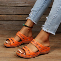 Beatrice | Orthopädische Sandalen mit Polsterung in Orange