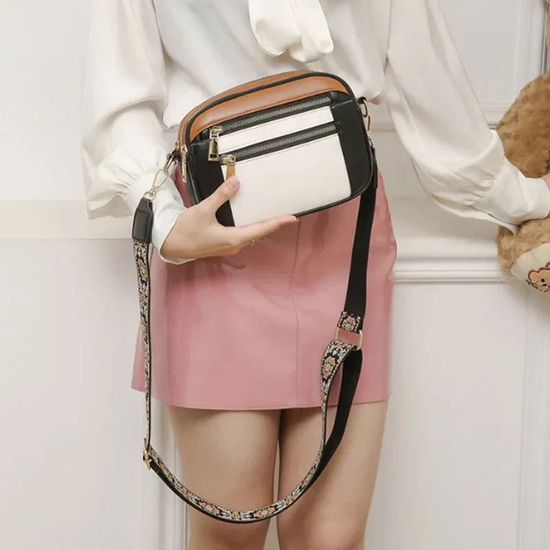 Violett | Finsk PU Leder Schultertasche