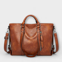 Verena | Damen Komfort Leder Tasche in Braun