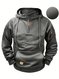 Hoodie Herren Warm Mit Kapuze | Casual & Funktional in Dunkelgrau