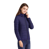 FeatherGlow - Ultraleichte Steppjacke in Blau