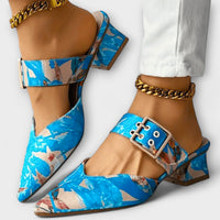 Eleanor - Komfortable Orthopädische Damen Absatzschuhe in Blau