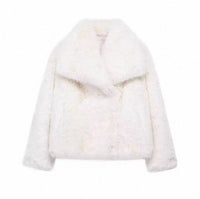 Clara | Bequemer Kunstpelz Mantel für Damen Winter in Weiß