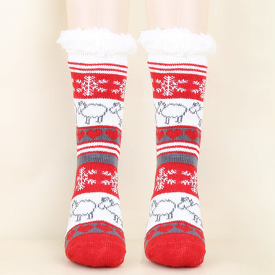 Gemusterte Wintersocken