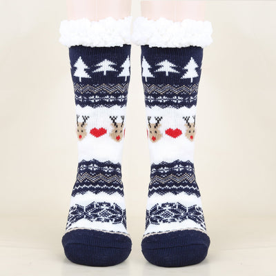 Gemusterte Wintersocken