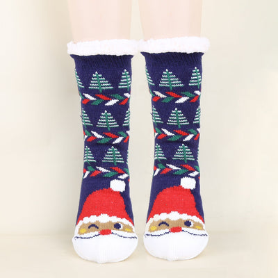 Gemusterte Wintersocken