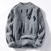 Arnold | Kaschmir-Halber Rollkragenpullover im Streetwear-Stil in Grau