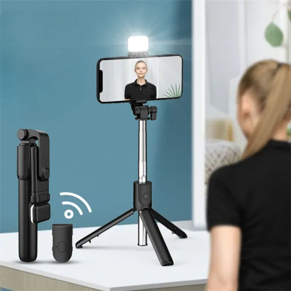 LightSnap™ - Bluetooth-Selfie-Stick mit Stativfunktion
