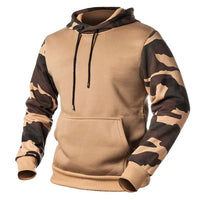 Peter | Herren Tarnfarben-Hoodie in Khaki