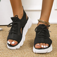 Addison | Konturiertes Fußbett Fußgewölbestütze Sandalen in Schwarz
