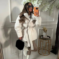 Asha - Steppjacke für den Winter in Beige