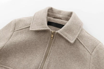 Alina | Kurzjacke Mit Reißverschluss