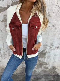 Stilvolle Jacke - Sarah in Rot