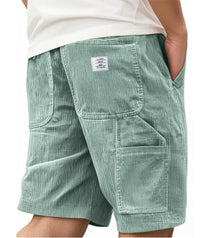 Lucas - Veredelte Cargoshorts in Hellgrün