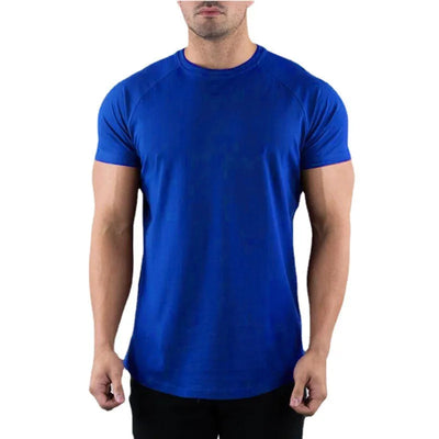 Herren Bequem Slim Fit T-Shirt | Rundhals