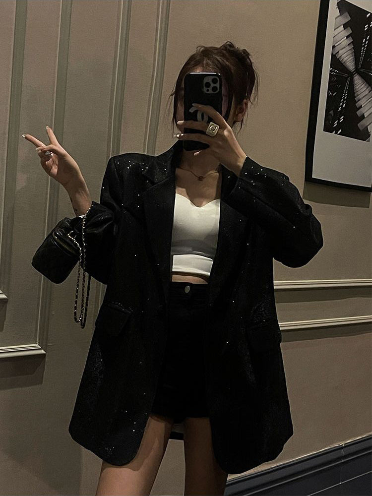 Kendra – Glitzer Blazer für Damen