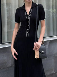 Saira | Elegantes Partykleid in Schwarz
