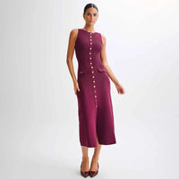 Jaraa | Strickkleid in Rot