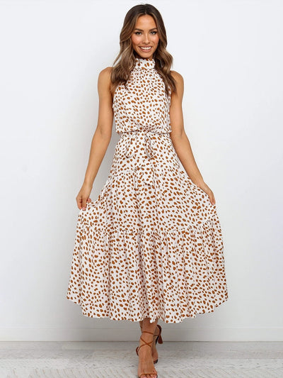 Polka-Muster Eleganzkleid