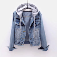 Pia - Damen Jeansjacke Blau in Hellblau