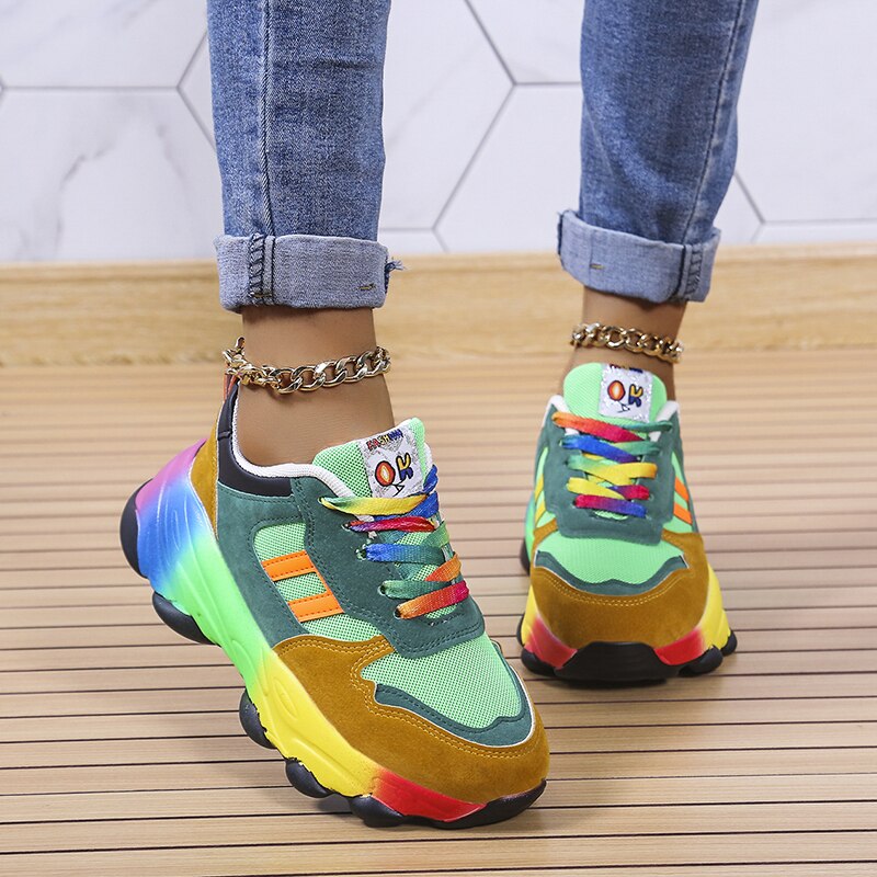 Bunte Sneakers für Damen