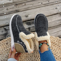 Kuschelige Damenstiefel | Winter in Grau