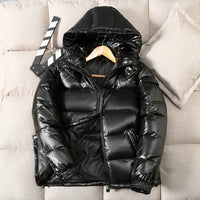 Herren Daunen Jacke | Winter in Schwarz