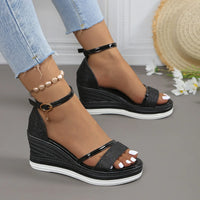 Alina - Elegante Orthopädische Sandalen in Schwarz