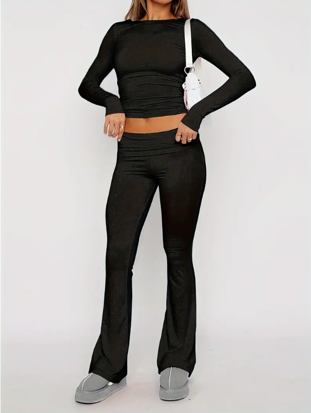 Bequeme 2-teilige Flare-Set – Nova