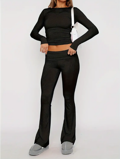 Bequeme 2-teilige Flare-Set – Nova