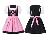 Klara | Kinder Dirndl-Set für Mädchen in Rosa