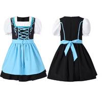 Klara | Kinder Dirndl-Set für Mädchen in Hellblau