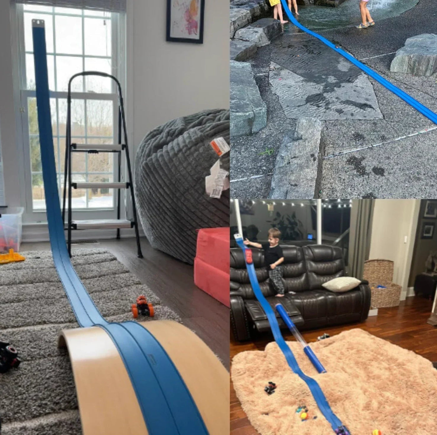 Flexible Spielbahn mit Fahrzeugen – Zoomzy