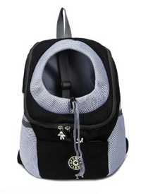 Abenteuerlicher Haustier Rucksack - TrekPaws in Schwarz
