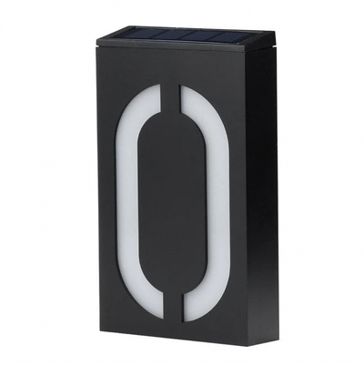 Beleuchtete Hausnummer mit Solarenergie - SolarSign