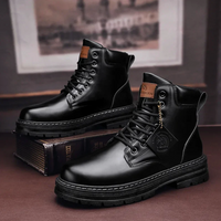 Albie™ | Bequeme Winterstiefel für Männer in Schwarz