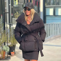 Asha - Steppjacke für den Winter in Schwarz