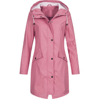 Regenjacke Damen Übergangsjacke | Figurbetont & Atmungsaktiv in Rosa
