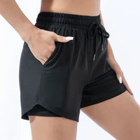 Eldrina | Damen Sportliche Kurze Hosen | Leicht in Schwarz