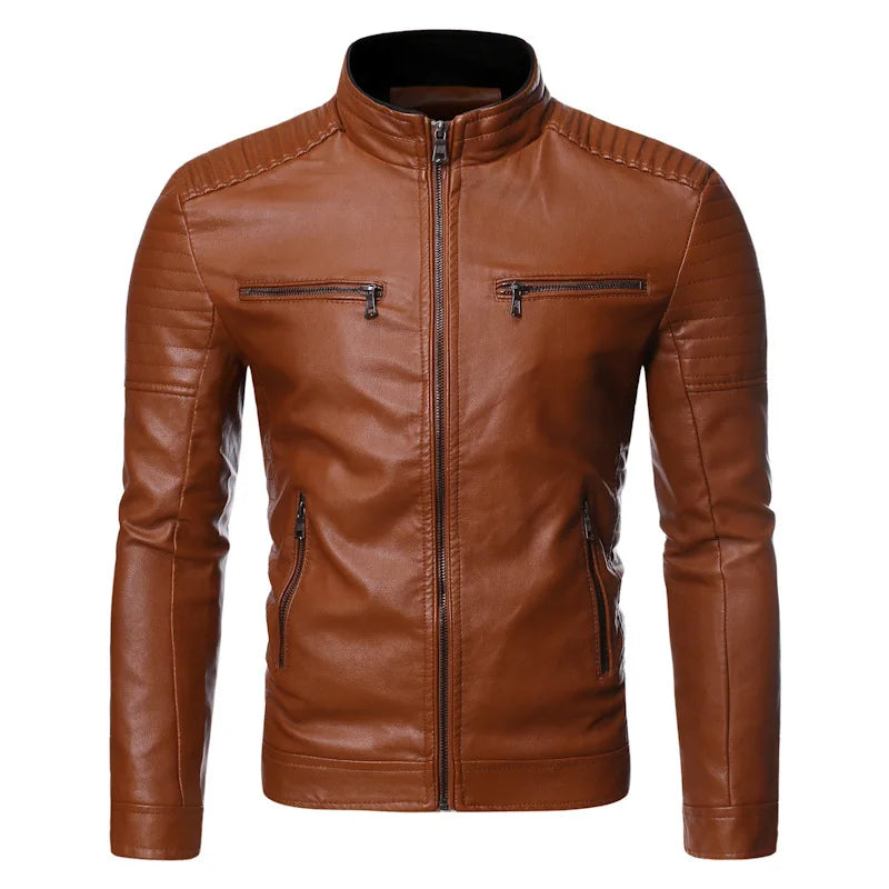 Hunter™ Klassische Lederjacke