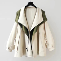 Regenjacke Damen Zweifarbig | Stylisch & Leicht in Weiß