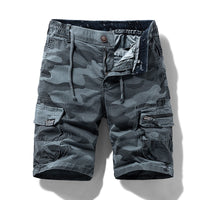 Alessio - Camo Kurzehose in Grau